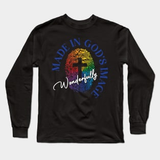 Wonderfully Made In God's Image Long Sleeve T-Shirt